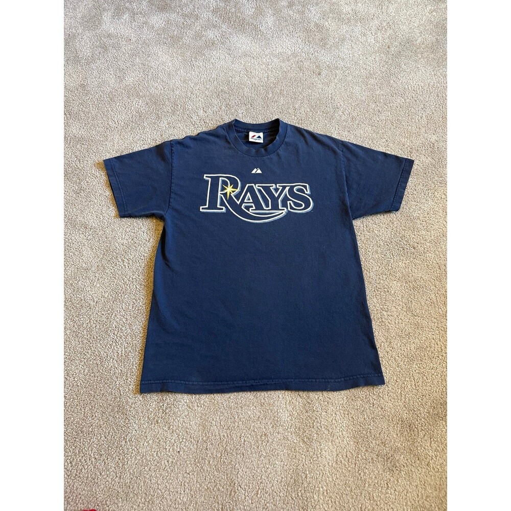 Carlos Pena Tampa Bay Rays Majestic Men’s Tee Size Large